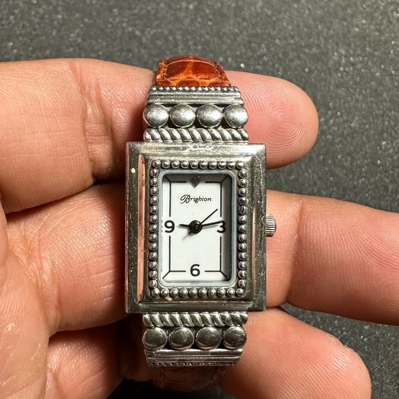 Brighton Taxco Ladies Silver Tone Quartz Watch Working With New Battery - Picture 1 of 8